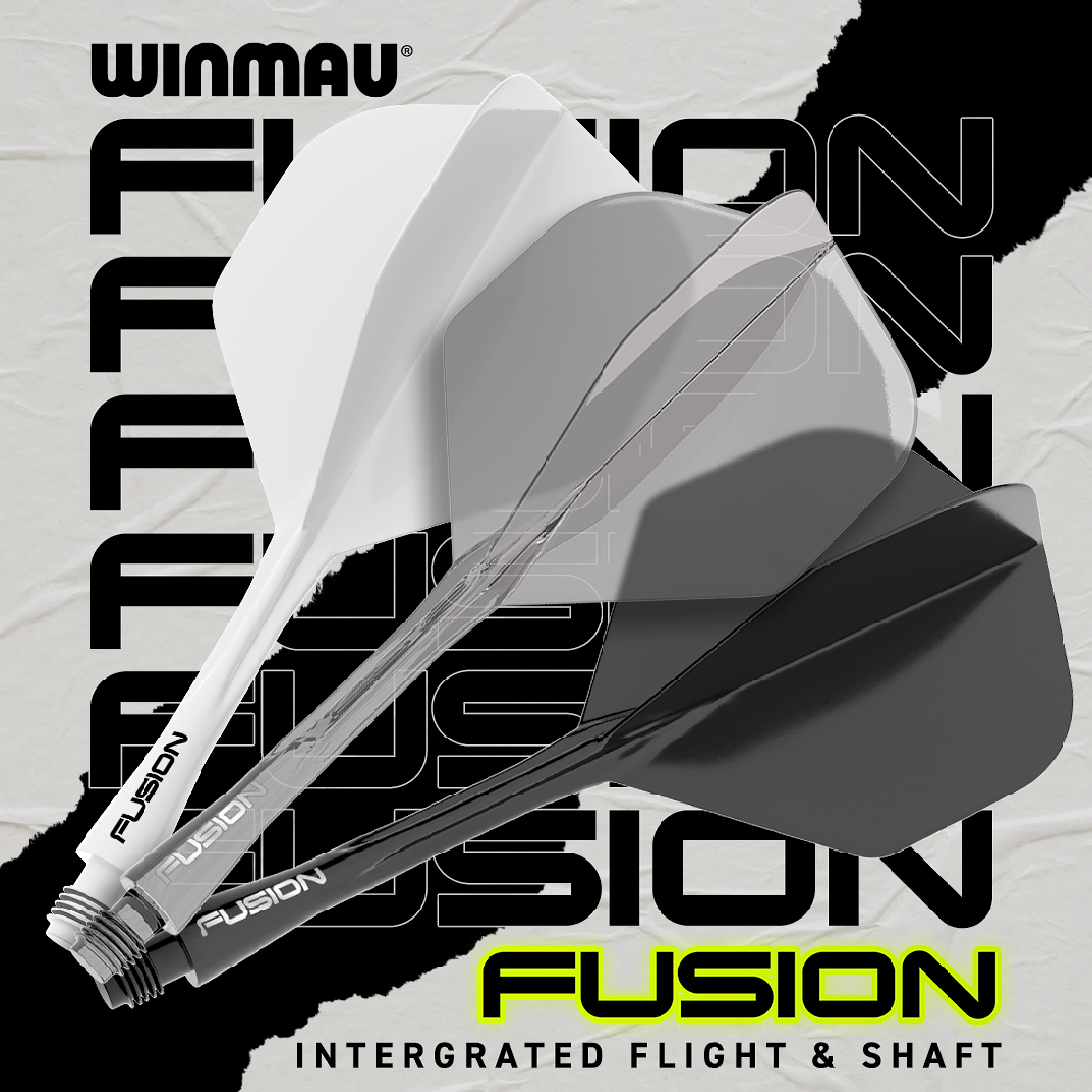 Winmau - Fusion Flightsystem - Grau